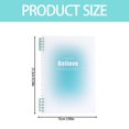 thumbnail image 3 of Clearance Pastel Aesthetic notebook Spiral Notebook, A4 Binder Journal 8mm Ruled 4 Color 60 Sheets Pastel Gradient Notebook for Women Business Work, Back to Schools Gradient Pink 8.34x5.9IN, 3 of 9
