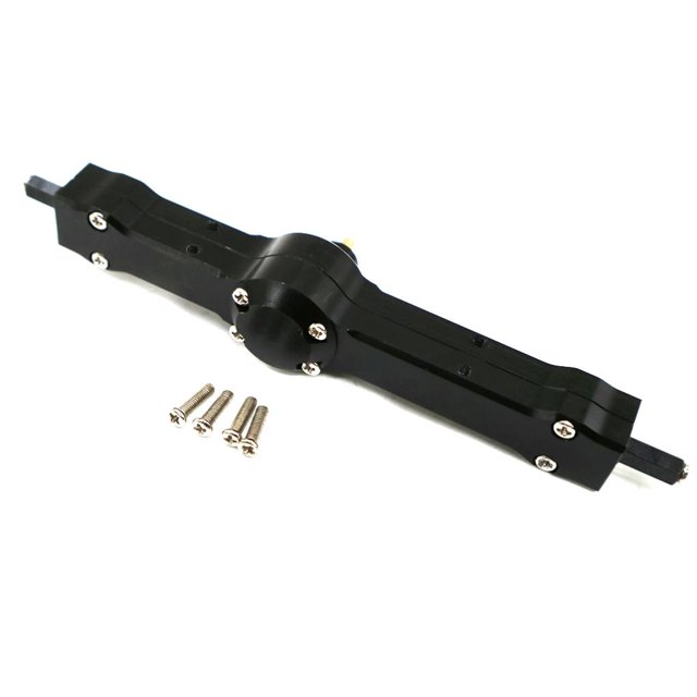 maskred CNC Rear Axle For 1/12 MN D90 OFF-Road RC Car Accessories Replacement Parts Black