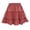Red, variant on Short for Women Casual Summer Women Summer Casual Bohe High Waist Ruffled Floral Print Beach Short Skirt Skirt for Women Casual Summer