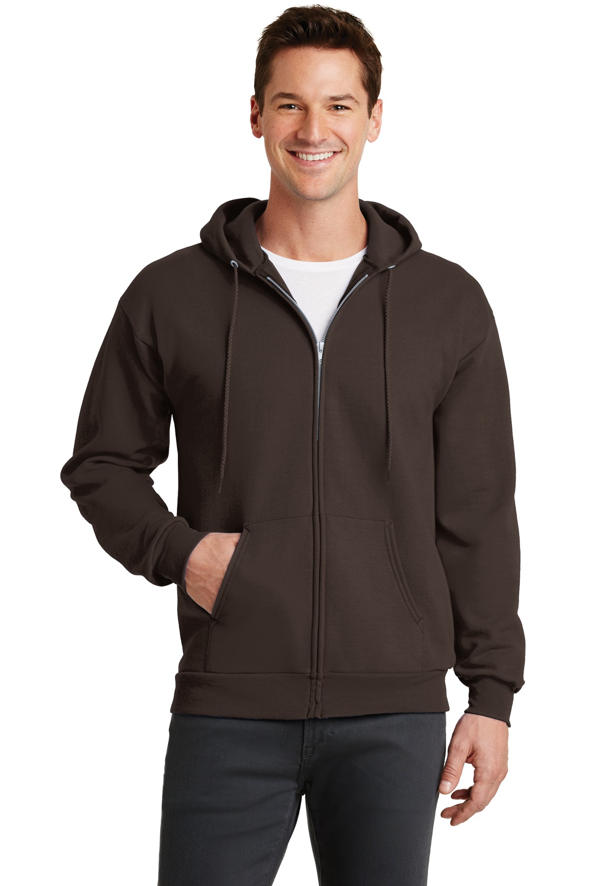 Port & Company Sweat à Capuche Zippé Classique pour Hommes PC78ZH