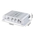 thumbnail image 2 of Arealer Mini Digital Hi-Fi Power Amplifier 2.1CH Subwoofer Stereo Audio Player Car Motorcycle Home Power Amplifier, 2 of 6