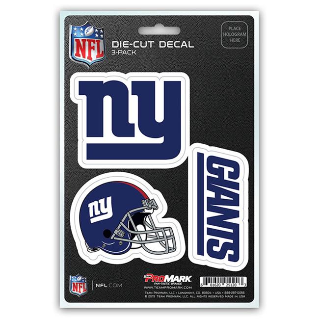 Pro Mark DST3NF20 New York Giants Decal - Pack of 3