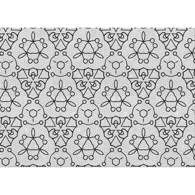 Ahgly Company Machine Washable Indoor Rectangle Transitional Gray Area Rugs, 2' x 5'