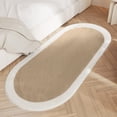 thumbnail image 4 of TopLLC Bathroom Rugs, Soft Bedroom Mats Shaggys Rugs For Bedroom Oval Rugs Room Carpet Living Room Runner Rugs Soft Comfortable Water Absorption Non Slip Thick Washable Rug Longhair Carpet, 4 of 8