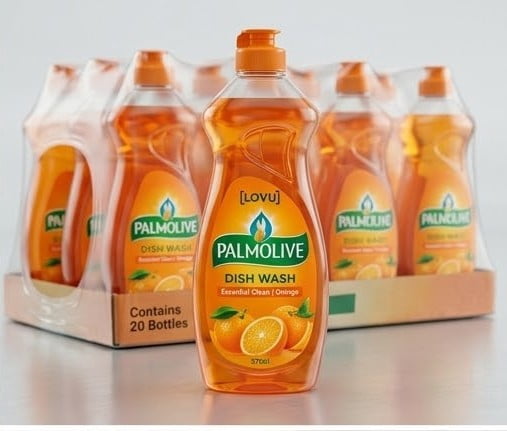 PALMOLIVE Dish Wash 372ml Essential Clean Orange 20/Pack