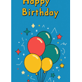 thumbnail image 4 of Colorful Balloons Birthday Banner Festive Party Supplies Happy Birthday Decorations Photography Props Backdrop Background Celebration Decor, 4 of 4