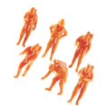 thumbnail image 4 of Milaget 6 Pieces Miniature Model Figures Creative Resin for Art Projects Accessories 2.8cm Height, 4 of 9