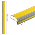 thumbnail image 2 of Unique Bargains 5Ft Stair Nosing, 2.5mm PVC L Shape Staircase Step Edges Protectors, Yellow/Grey, 2 of 7
