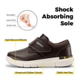 thumbnail image 4 of FitVille Men's Wide Walking Shoes With Arch Core Insole For Swollen Feet Diabetic Dress Shoes, 4 of 5