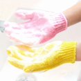 thumbnail image 4 of Exfoliating Bath Gloves for Body Scrub Exfoliator 4 Pairs (Random Color), 4 of 6