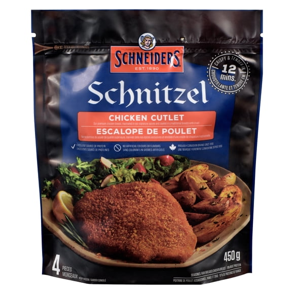 Schneiders Frozen Chicken Schnitzel Cutlets, 450 g