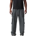 thumbnail image 1 of Plebaso Pantalon Cargo pour Homme, Pantalon de Randonnée Décontracté à Cordon, Léger, Uni, Pantalon de Travail d'Extérieur pour Homme, 1 of 5