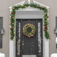 thumbnail image 5 of Renjiang Spring Wreaths for Front Door 15 Inch, Door Wreath for Spring and Summer with Flowers, Spring, Green Yellow Floral Wreath for All Seasons Home Decoration, 5 of 5