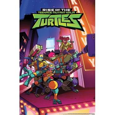 Rise Of The Teenage Mutant Ninja Turtles - Group Wall Poster, 22.375" x 34"
