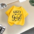 thumbnail image 5 of JAKANYQ T-shirts Graphiques Mignons pour Filles, Col Rond, Manches Courtes, Été, Décontracté, Jaune, 5-6 Ans, 5 of 5