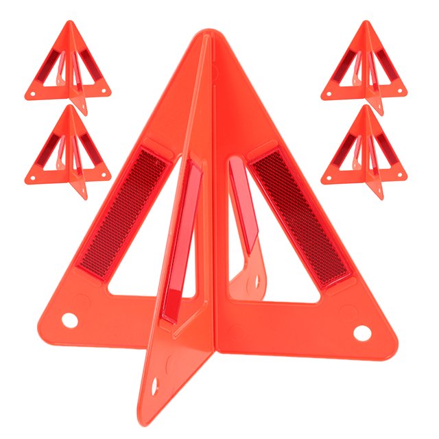 Shisuyan Red Car Safety Accessories 5Pcs 10.1X10.1X8.9In