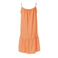 thumbnail image 4 of Kcodviy Robe pour Femmes Florale Longue Mignonne Robes pour Femmes Col Rond Ourlet à Volants Robe Ligne A Été Femmes Bretelles Spaghetti Sans Manches Courte Grande Taille Robes d'Été pour Femmes Robe Robe de Plage, 4 of 5