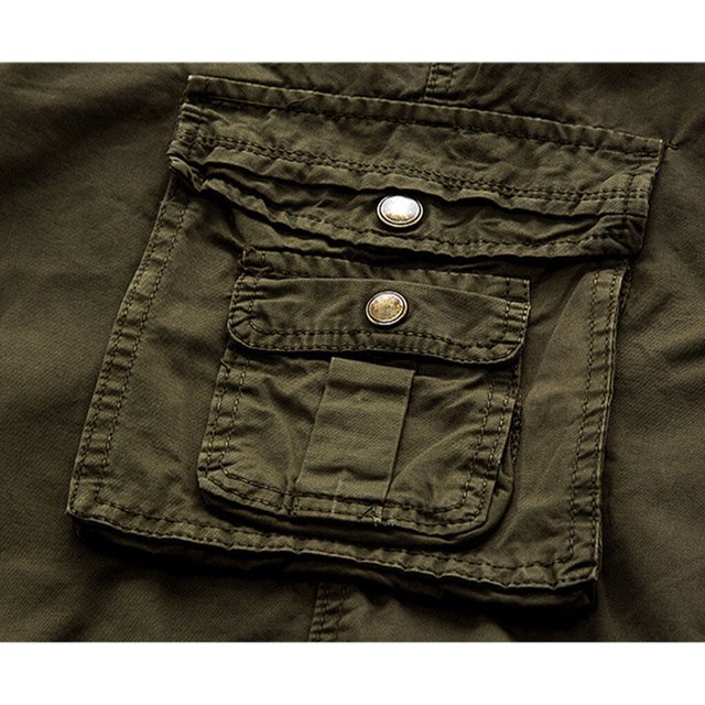 pitrice Cargo Shorts Pantalons Décontractés Homme Tenue Résistance à l'Usure Chic Design Épaissir Extérieur Intérieur Longue Durée Commodité Travail Costume Vert 32