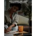 thumbnail image 3 of Brightness Levels Desk Lamp, Foldable Design Desk Light for Home Office, 5 Color Modes Touch Control Reading Lamp, USB Charging Port, Energy-Efficient Eye Caring Lighting Black, 3 of 5