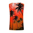 thumbnail image 5 of lSLJS Women Floral Printing Tank Round-Neck Sleeveless Block Tunic Tee Tops, Womens Tank Tops, 5 of 5