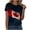 Navy, variant on Yammkia V Neck T Shirts for Women Canada Day Shirt Women Tshirt Graphic Tees Shirts Decorations Pride Maple Leafs Top Outfit Souvenirs(Red,L)