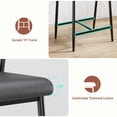 thumbnail image 3 of AKDSteel Bar Stools Set of 2,Adjustable Swivel Barstools, Faux Leather Bar Chairs,Upholstered Counter Height with Soft Backrest for Kitchen Island, 3 of 6