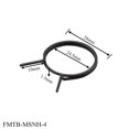 thumbnail image 1 of Luckyn 5 Pcs Poignée de Porte Ressorts Levier de Porte Loquet de Remplacement Bobine de Torsion Noir, 1 of 6