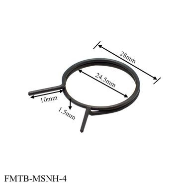 MYG 5 Pcs Ressorts de Poignée de Porte Levier de Porte Bouton Loquet Remplacement Spirale Torsion