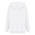 thumbnail image 4 of Penkiiy Chandails à Capuchon et Chandails pour Femmes, Mode Décontractée, Saint-Valentin, à Manches Longues, Imprimés, S Blanc, 4 of 5