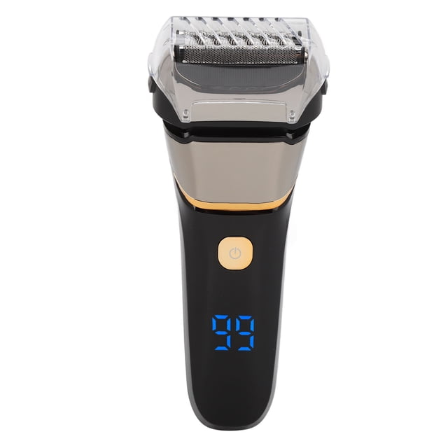 Rasoir Électrique pour Visage, Rasoir Sans Fil Rechargeable USB pour Hommes, pour Moustache et Poils