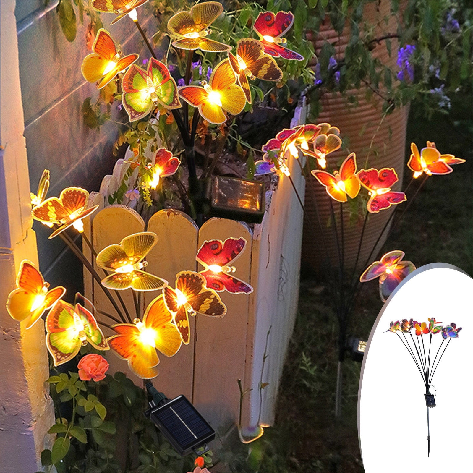 Aidoshy Solar Garden Outdoor Lights Solar Light Decoratives - For Garden Party Walkway Backyard Wedding,Solar Street Lights Outdoor