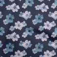 thumbnail image 1 of oneOone Rayon Sky Blue Fabric Floral & Sewing Craft Projects Fabric Prints By Yard 56 Inch Wide, 1 of 5