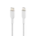 thumbnail image 3 of Belkin Braided USB C to Lightning Cable 4ft White, 3 of 3