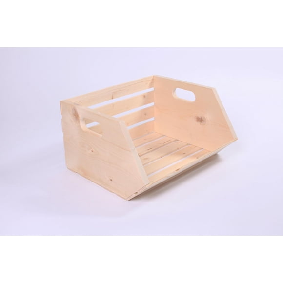 Adwood 18" Pine Wood Crate