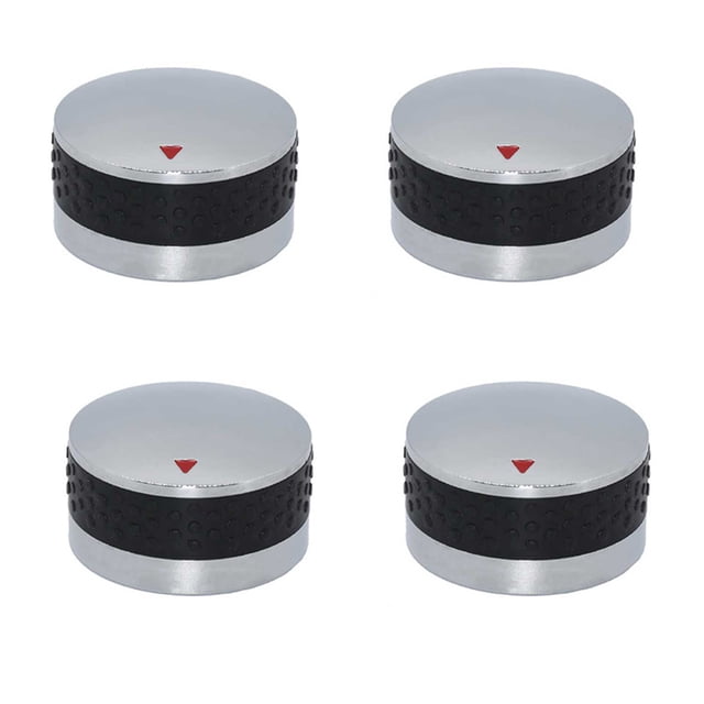 4Xgas Grill Control Knobs Replacement Fits Bbq Gas Grills for Oven, Stove Round