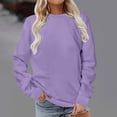thumbnail image 2 of hotojiny Workout Tops for Women Plus Size Long Sleeve Crewneck Sweatshirt Oversized Lightweight Basic Pullover Fall 2025, 2 of 6