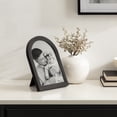 thumbnail image 2 of DesignOvation Maynor Arch 5x7 Black Picture Frame, 2 of 9