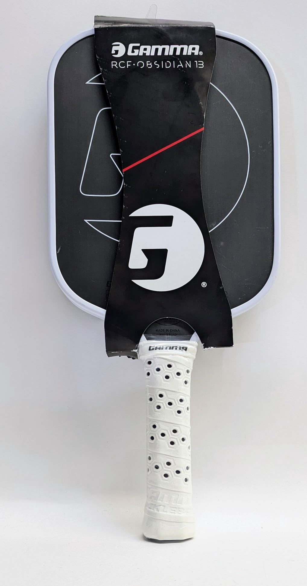Gamma RCF Obsidian 13mm Pickleball Paddle - Raw Carbon Fiber