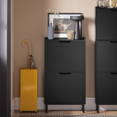 thumbnail image 1 of SoBuy FSR151-SCH 2 Flip-Drawers Shoe Cabinet Shoe Rack Shoe Storage Cupboard Organizer Unit, 1 of 9