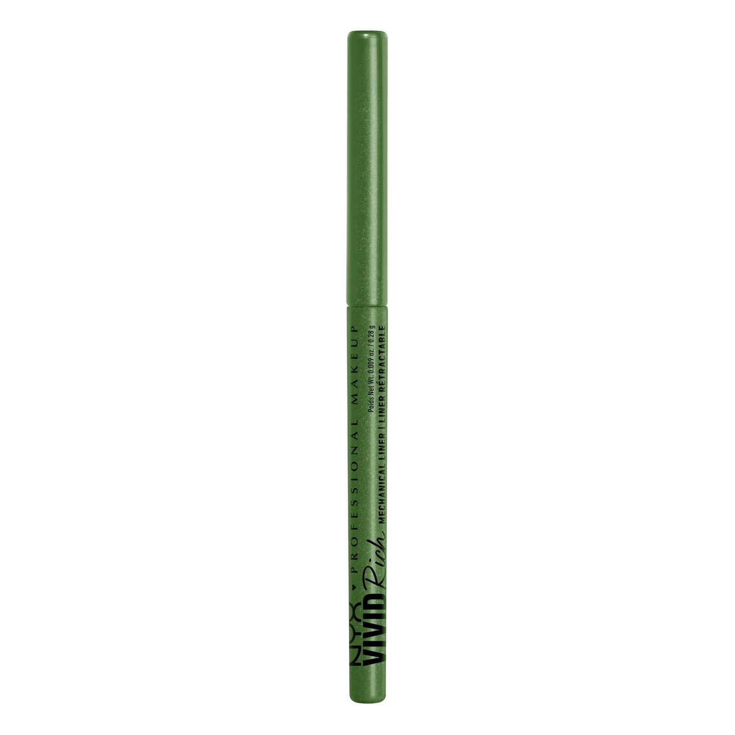 NYX PROFESSIONAL MAKEUP, Liner rétractable Vivid Rich, Crayon pour les yeux, Nuances riches, Formule végane