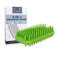 thumbnail image 1 of Pet Rubber Shampoo Brush Suitable For Long-haired And Short-haired Small And Large Pet Dogs And Cats Shower Shampoo Brush Dog Back Massagers, 1 of 6