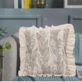 thumbnail image 1 of EGNMCR Pillows, Body Pillow, Throw Pillows, Neck Pillow Wind Bells Flower Pillow Cover Ruffled Pillow Cover Sofa Pillow Cover Living Room Cushion Cover Holiday Gift Polyester pillowcase, 1 of 6