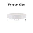 thumbnail image 4 of EIMELI 24-Pack Plastic Mason Jars  70mm White Lids for 16 oz Mason Jars  Durable Storage Solution, 4 of 7