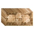 thumbnail image 1 of Fasade Art Deco Decorative Vinyl Ceiling Panel, Bermuda Bronze, 2ft x 4ft, 5 Pack, 1 of 5