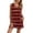 Wine, variant on GDREDA Women's Sleepwear for All Seasons Women Casual Pajamas Sets Short Sleeve Stripe Printing Shirt And Shorts Sleepwear Two Piece Set Women Pajama Sets pyjamas Blue,XL