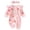 Pink, variant on dmqupv Baby Girl Romper Dress Baby Girl Fall Winter Outfits Clothes Knit Jumpsuit Ruffle Romper Outfit For Baby Girl Yellow,Size for 0-3 Months