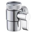 thumbnail image 2 of Diverter Valve Water Tap Connector Faucet Adapter Kitchen Sink Splitter Home Bathroom Shower Faucets Water Separator Diverter, 2 of 8