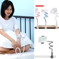 thumbnail image 4 of Universal Lazy Mobile Phone Gooseneck Stand Holder Clip Table Flexible Bed, 4 of 8
