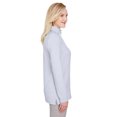 thumbnail image 3 of Ladies' CrownLux Performance ClubhouseMicro-Stripe Quarter-Zip - NAVY - 3XL, 3 of 3