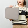thumbnail image 4 of 13.8" Tablet Sleeve Organizer Bag, Multi-Layer Electronics Storage Case, Waterproof Nylon Travel Portfolio Pouch with Document Compartment, Protective Laptop Carrying Case for Business, 5, 4 of 6